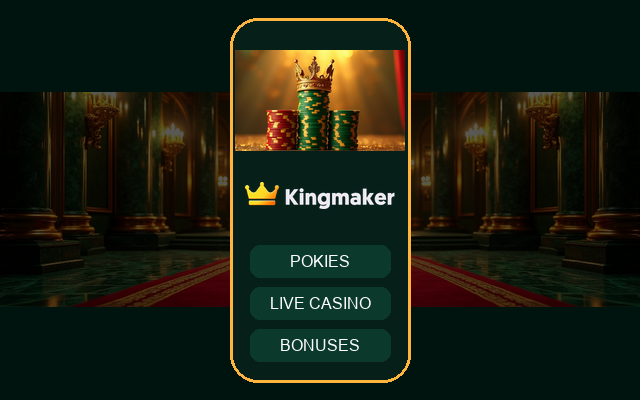 Kingmaker Casino App Screenshot